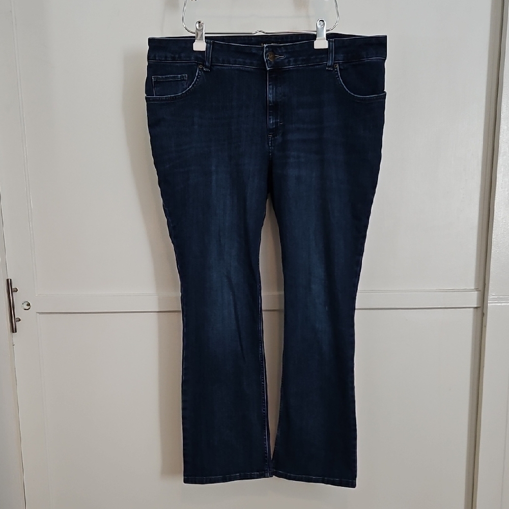 Classic Blue Mid Rise Bootcut Jeans